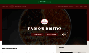 Fabiosbistromenu.com thumbnail