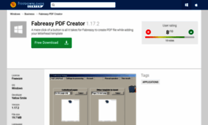 Fabreasy-pdf-creator.freedownloadscenter.com thumbnail