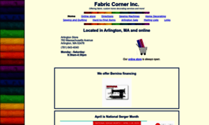 Fabriccornerinc.com thumbnail