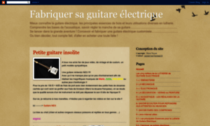 Fabriquetaguitarelectrique.blogspot.com thumbnail