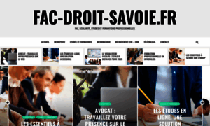 Fac-droit-savoie.fr thumbnail