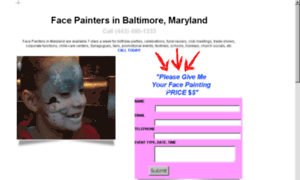 Face-painters-in-maryland.com thumbnail