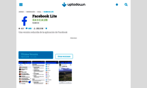 Facebook-lite.uptodown.com thumbnail