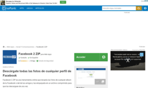 Facebook2zip.softonic.com thumbnail