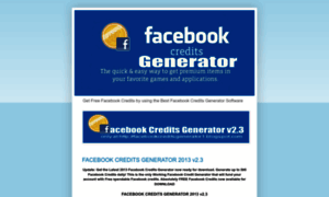 Facebookcreditsgenerator1.blogspot.com thumbnail
