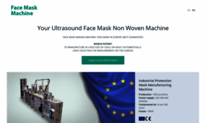 Facemaskmachine.eu thumbnail