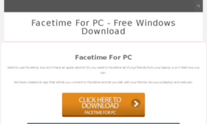 Facetime-forpc.com thumbnail