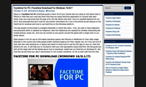 Facetimeforpc.download thumbnail