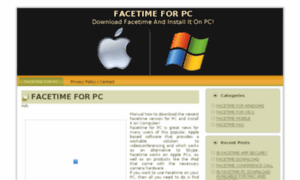 Facetimeforpc.net thumbnail