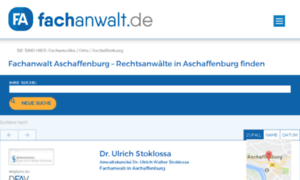 Fachanwalt-aschaffenburg.com thumbnail