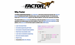 Factorcode.org thumbnail