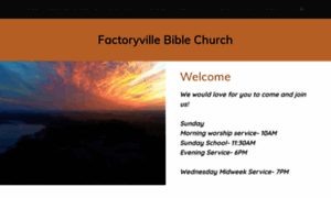 Factoryvillebiblechurch.com thumbnail