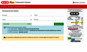 Facturacion.heb.com.mx thumbnail