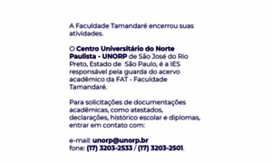 Faculdadetamandare.com thumbnail