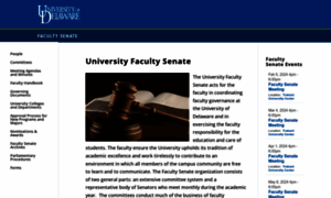 Facultysenate.udel.edu thumbnail