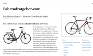 Fahrradratgeber.com thumbnail