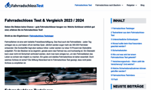 Fahrradschloss-tests.de thumbnail