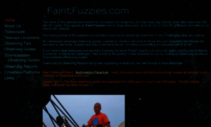 Faintfuzzies.com thumbnail