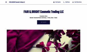 Fair-bright-cosmetic-trading-llc.business.site thumbnail