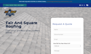 Fairandsquareroofing.com thumbnail