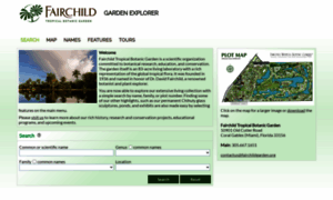 Fairchild.gardenexplorer.org thumbnail