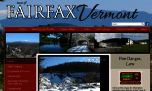 Fairfax-vt.gov thumbnail