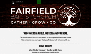 Fairfieldbaptistchurch.com thumbnail