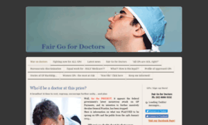 Fairgofordoctors.org thumbnail