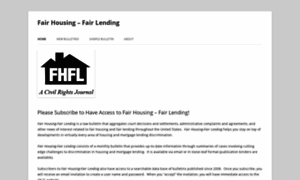 Fairhousingfairlending.wordpress.com thumbnail