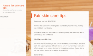 Fairskincaretips.com thumbnail