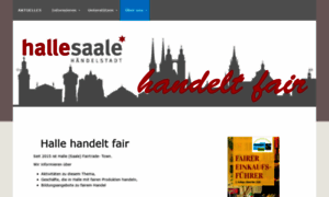 Fairtrade-halle.de thumbnail