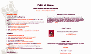 Faith-at-home.com thumbnail