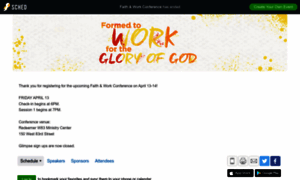 Faithandworkconference.sched.com thumbnail