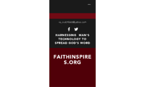 Faithinspires.org thumbnail