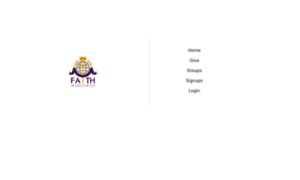 Faithministries.churchcenter.com thumbnail