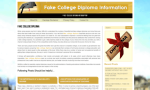 Fake-college-diploma-information.com thumbnail