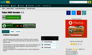Fake-sms-sender.soft112.com thumbnail