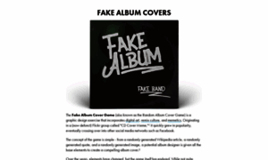 Fakealbumcovers.com thumbnail