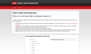 Fakecreditcardgenerator.net thumbnail