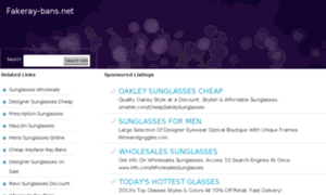 Fakeray-bans.net thumbnail