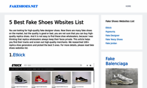 Fakeshoes.net thumbnail