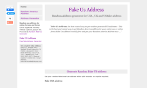 Fakeusaddress.com thumbnail