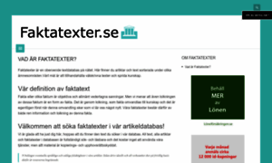 Faktatexter.se thumbnail