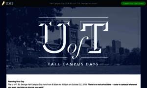 Fallcampusday2016uoftstgeorge.sched.org thumbnail