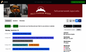 Fallcareerweek2017.sched.com thumbnail