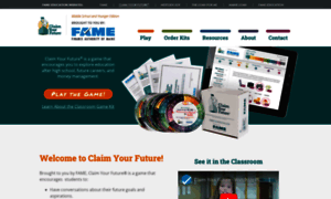 Fame.claimyourfuture.com thumbnail