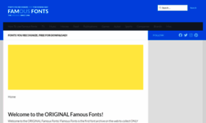 Famfonts.com thumbnail