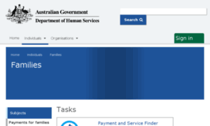 Familyassist.gov.au thumbnail