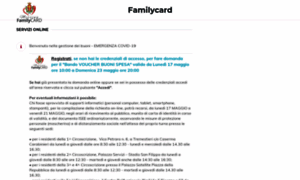 Familycard.comune.messina.it thumbnail