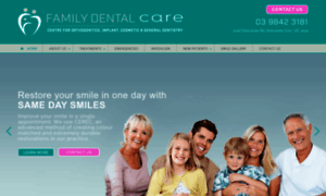 Familydentalcarevic.com.au thumbnail